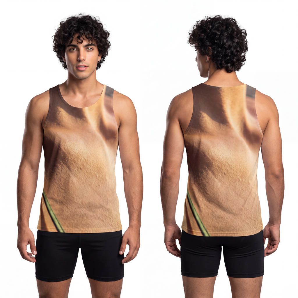 Men's Tank Top - Sunset Silk Breeze | Echovira Gallery