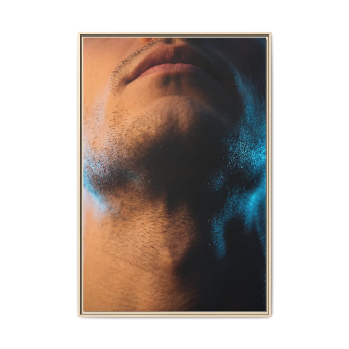 Framed Matte Canvas - Neon Noir