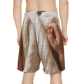 Men's Sports Shorts - Tender Touch Minimalist Baby Art |...