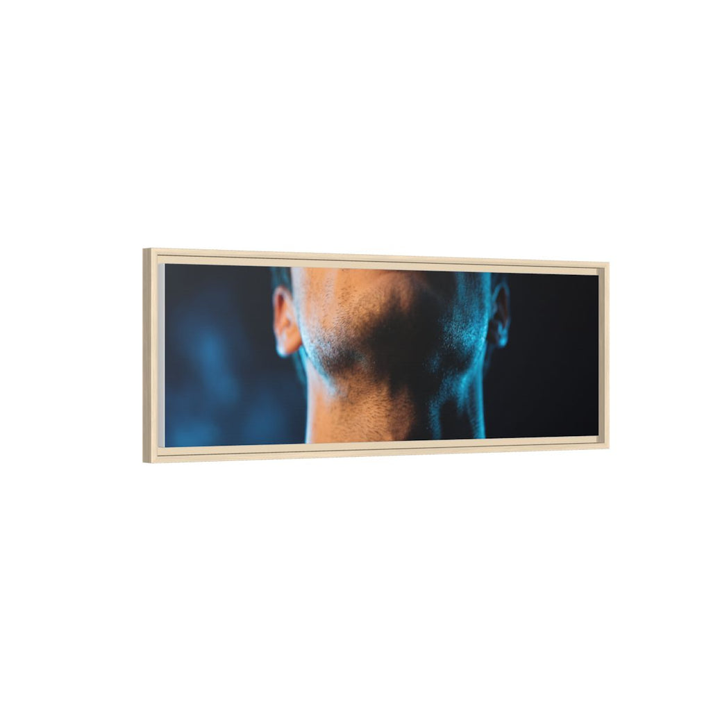 Framed Matte Canvas - Neon Noir