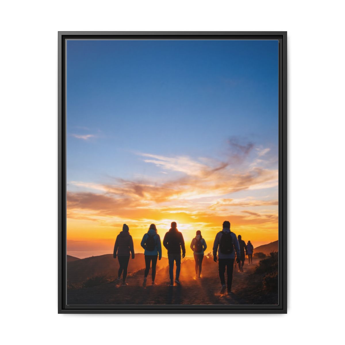 Matte Canvas, Framed - Epic Dawn Trek