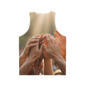 Unisex Tank Top - Golden Rays of Unity Wall Art | Echovira...