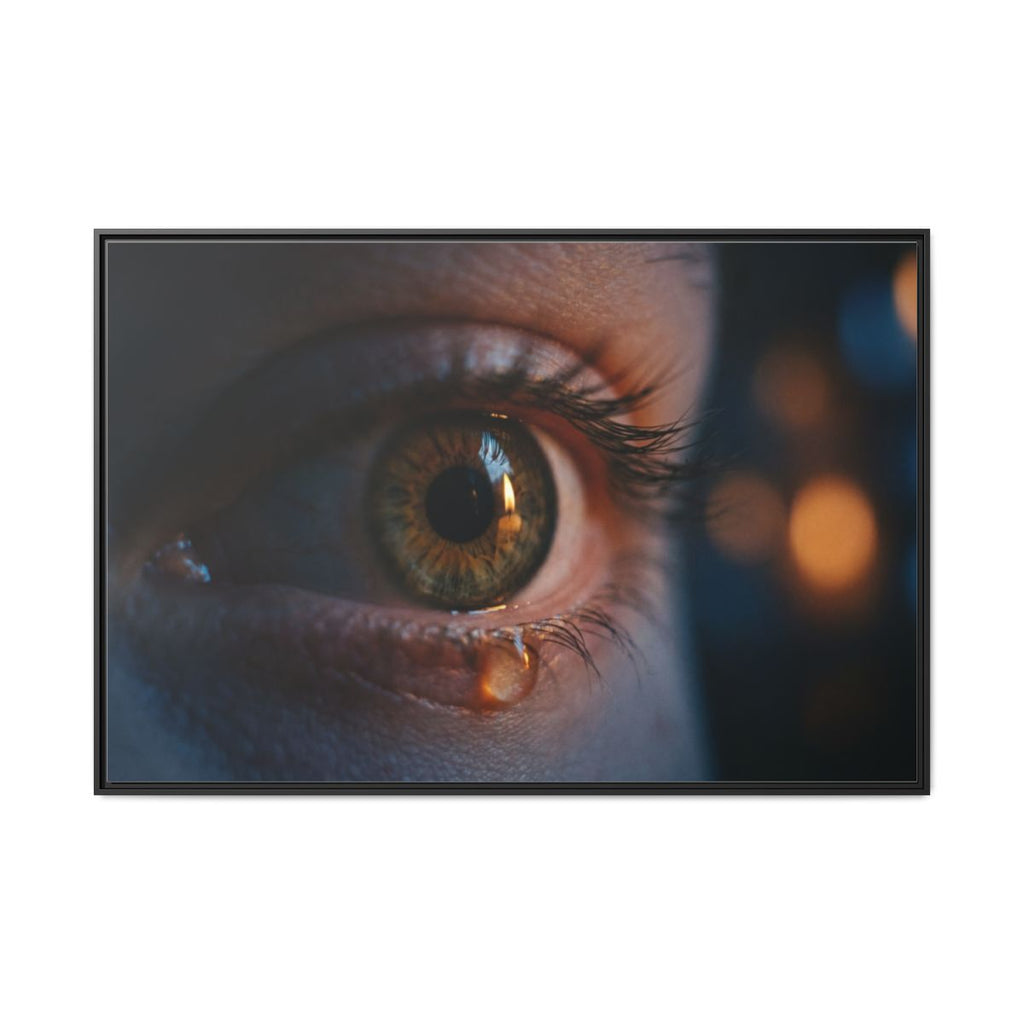 Framed Matte Canvas - Mystic Eye — Black / 1.25"