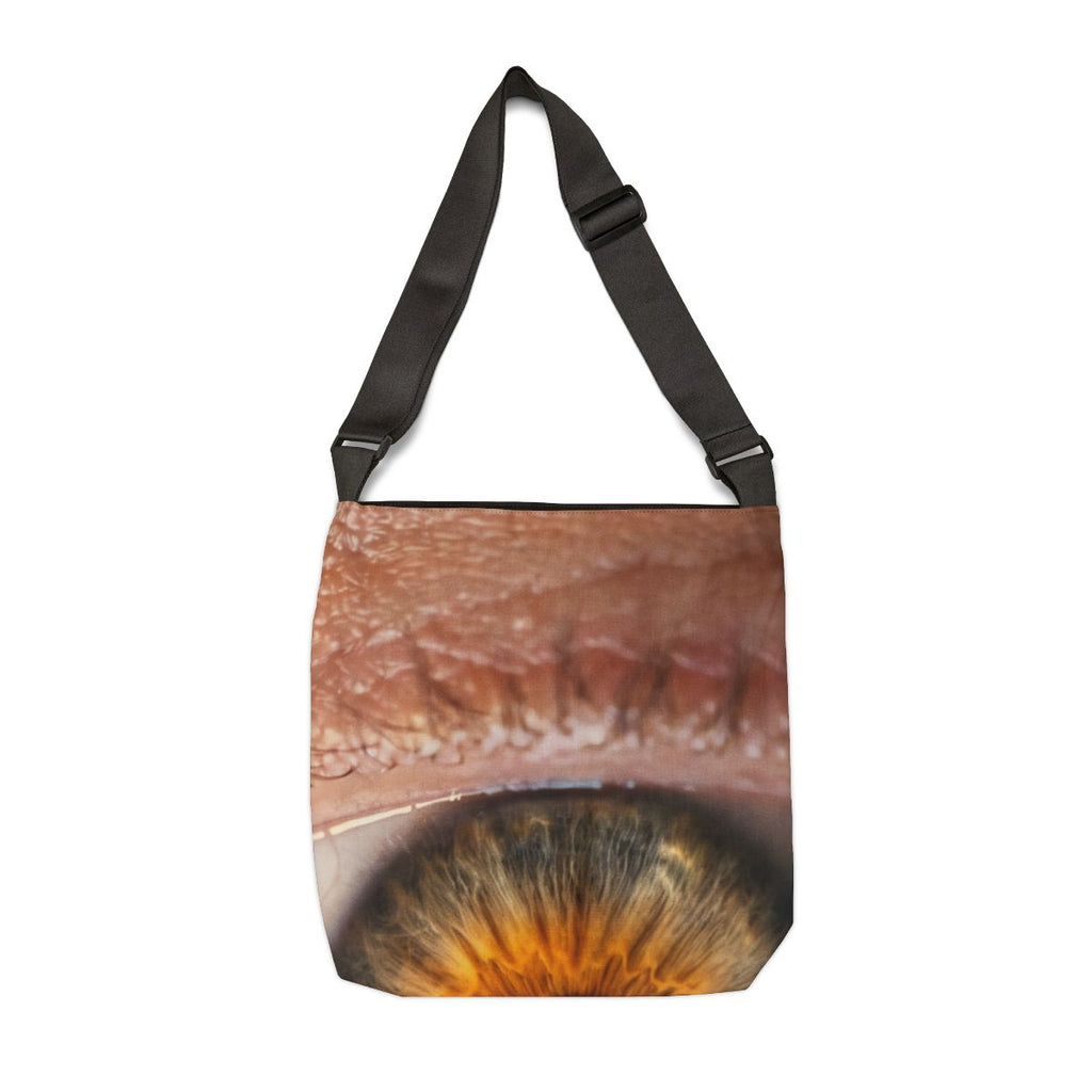 Adjustable Tote Bag - Golden Gaze Silhouette Fine Art Print...