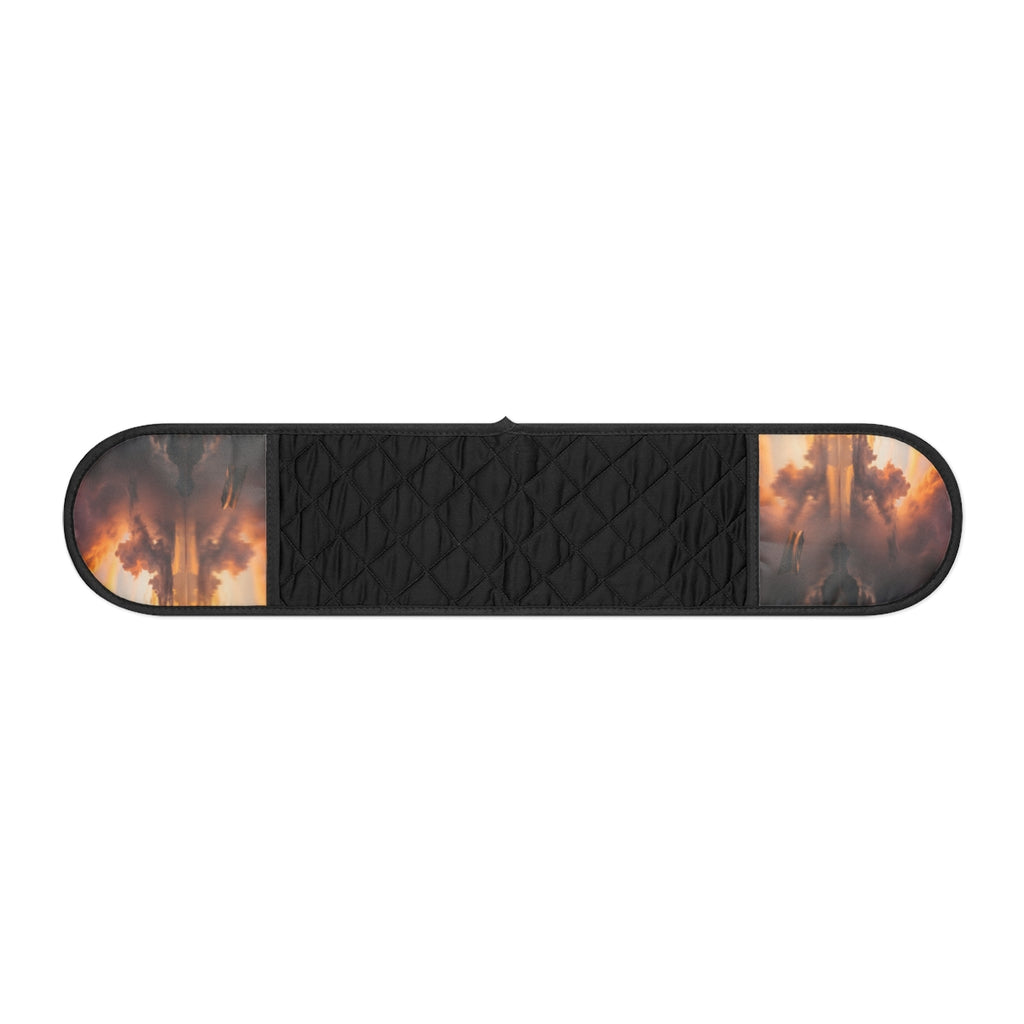 Oven Mitts - Golden Sunset Hearth | Echovira Gallery