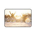 Golden Hour Crowd Celebration Desk Mat