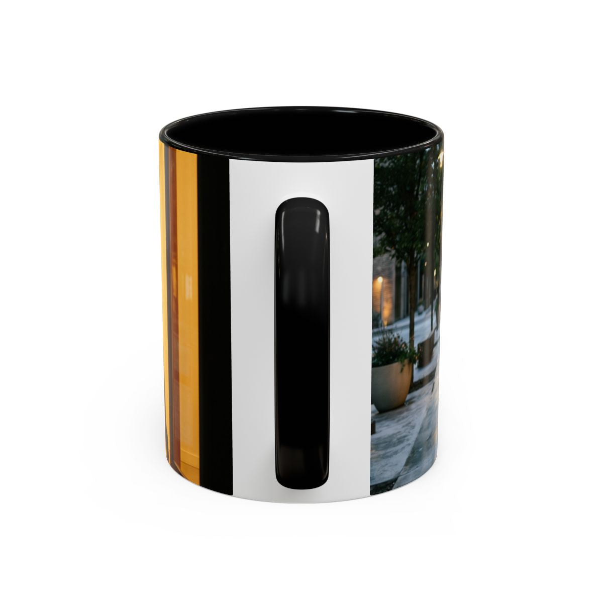 Accent Coffee Mug - Urban Glow Walkway | Echovira Gallery