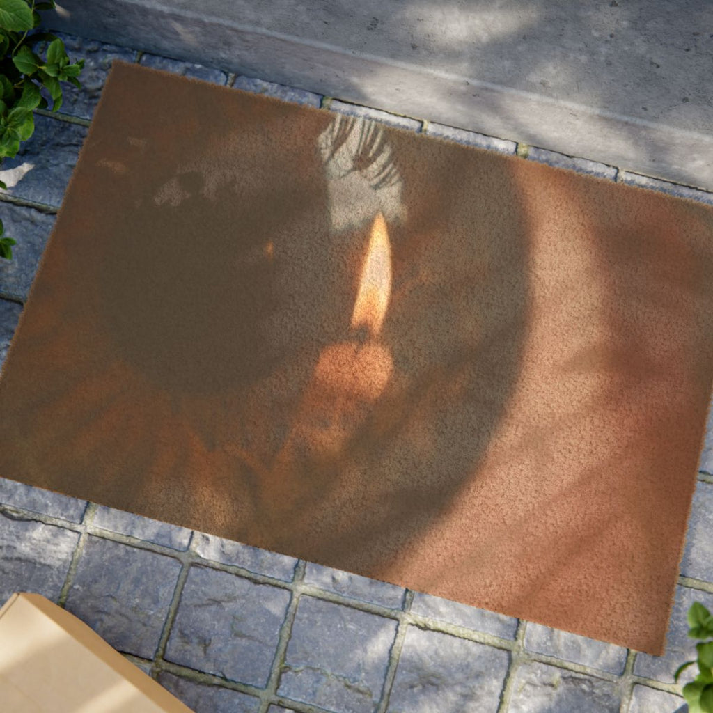 Doormat - Amber Iris Reflection Fine Art Print | Echovira...