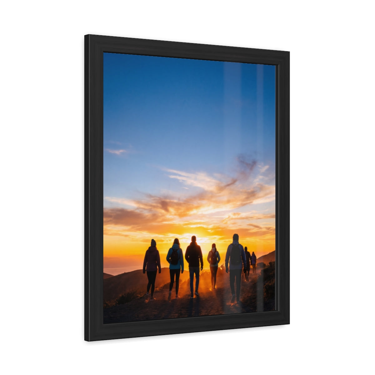 Framed Poster - Sunset Silhouette