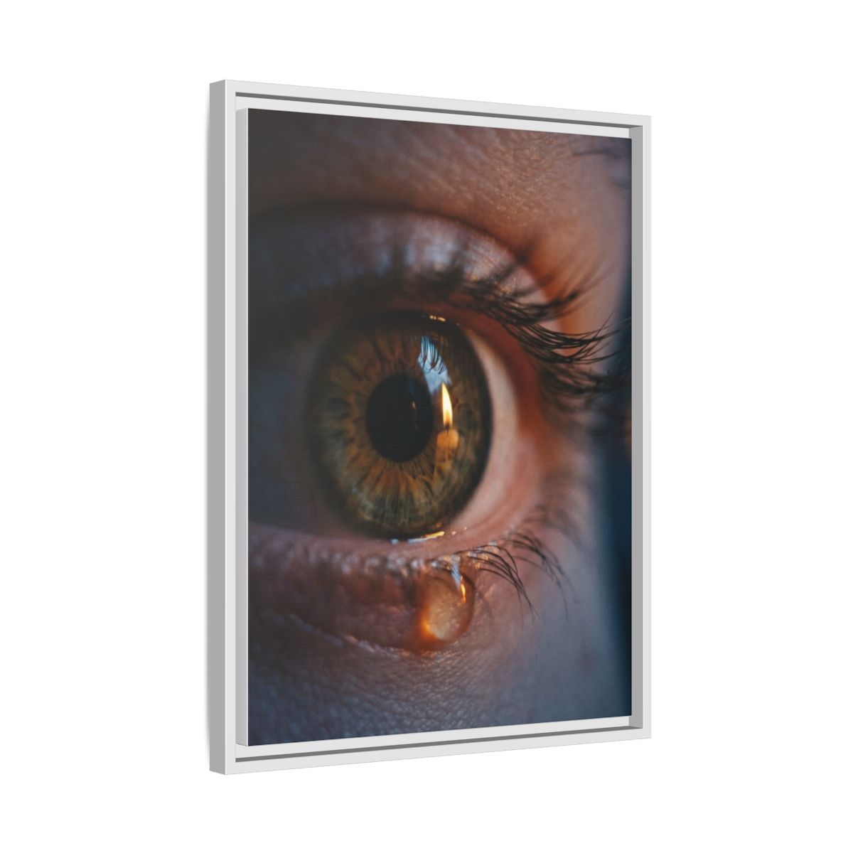 Matte Canvas, Framed - Luminous Tear