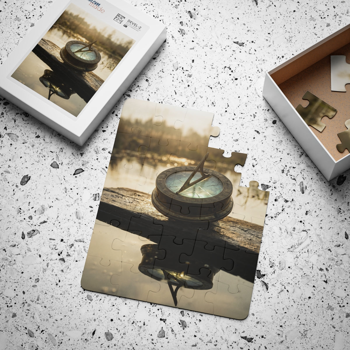 30-Piece Kids' Puzzle Antique Brass Sundial
