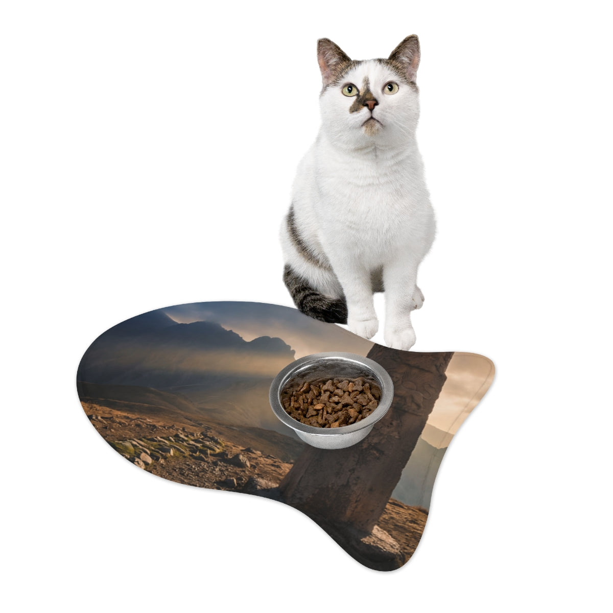Pet Feeding Mat - Ancient Ruins Decor