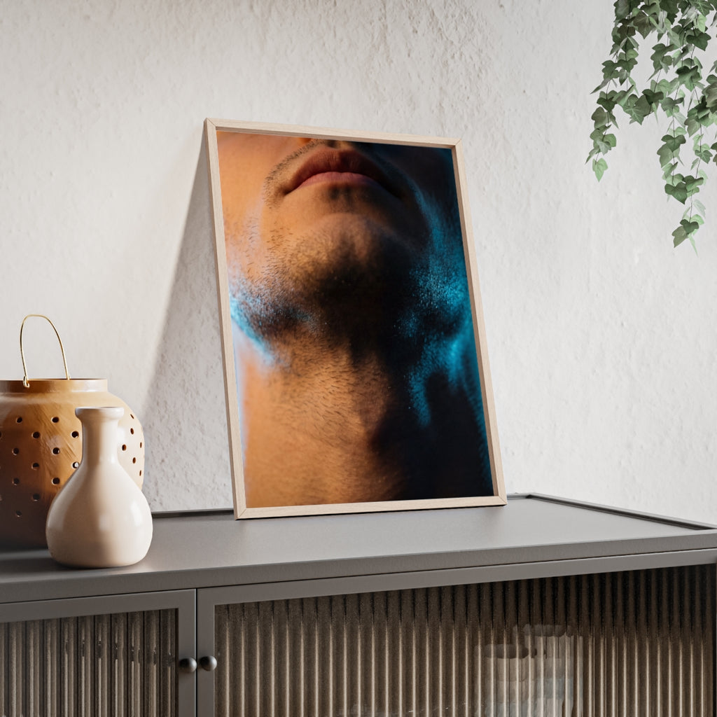 Wooden Framed Poster - Midnight Glow
