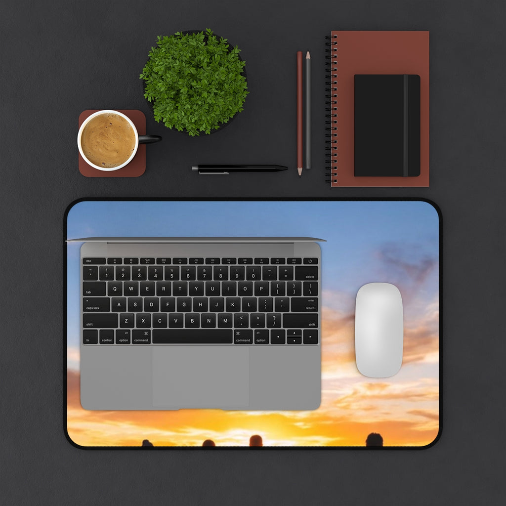 Desk Mat - Golden Hour Ridge | Echovira Gallery
