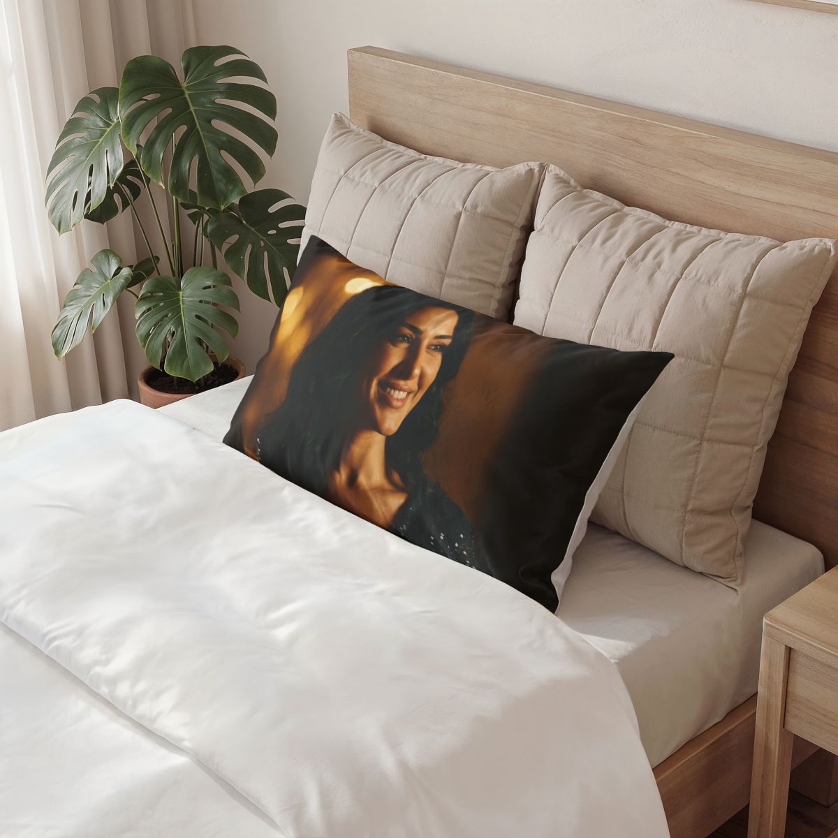 Cotton Pillow Sham - Golden Dreams