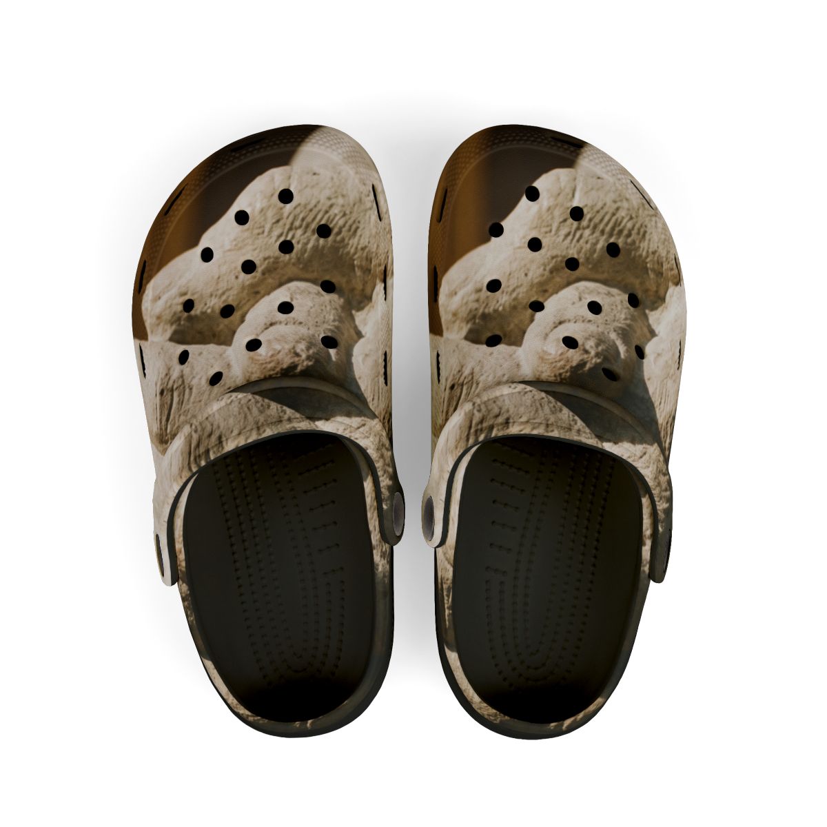 Kids' Clogs with Classical Sculpture Art