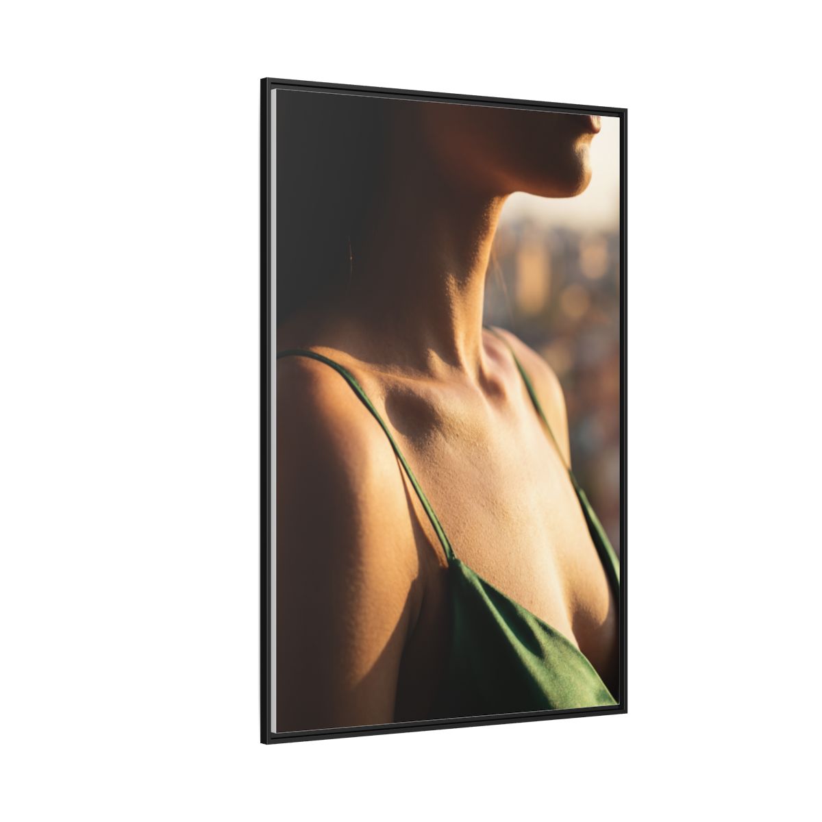 Framed Matte Canvas - Sunlit Muse