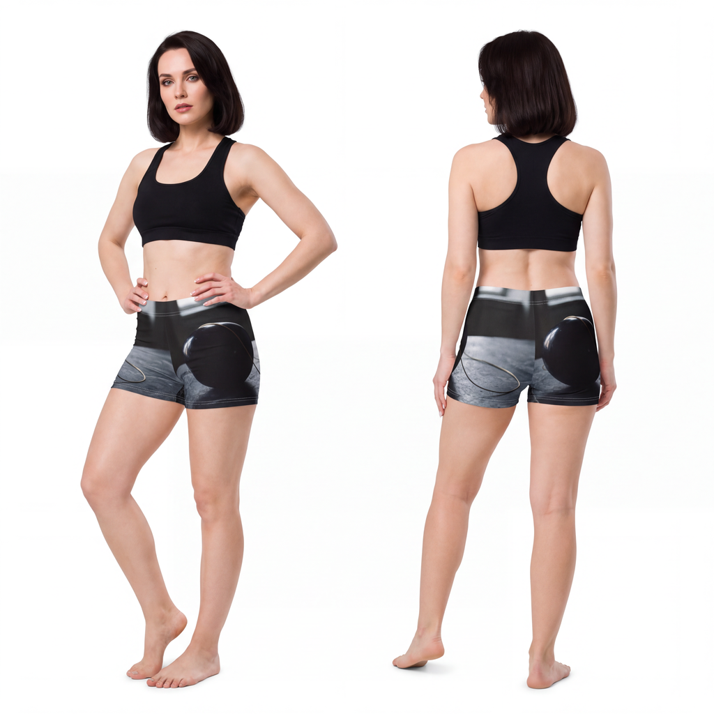 Women's Shorts - Obsidian Casual Ease | Echovira Gallery