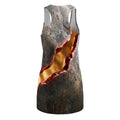 Women's Cut & Sew Racerback Dress - Molten Bronze Fissure |...