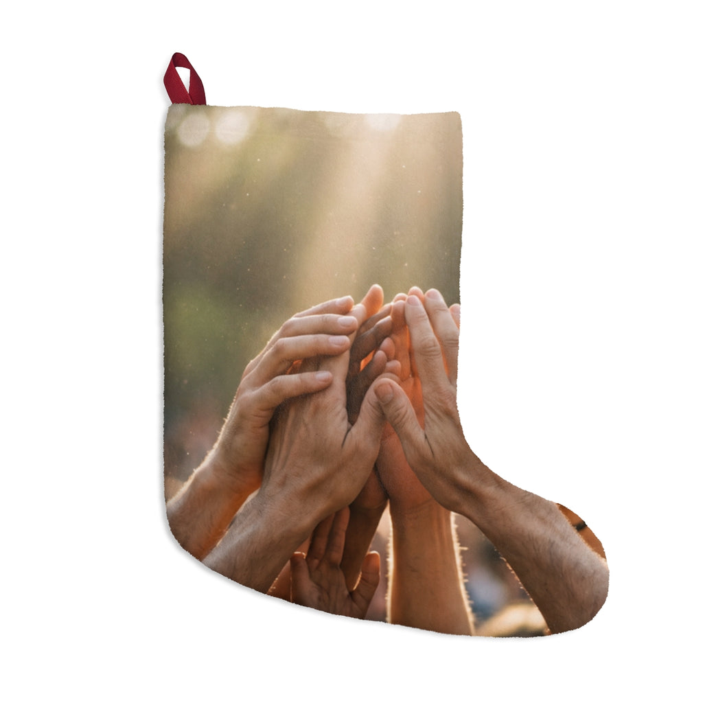 Christmas Stockings - Golden Rays of Unity Wall Art |...