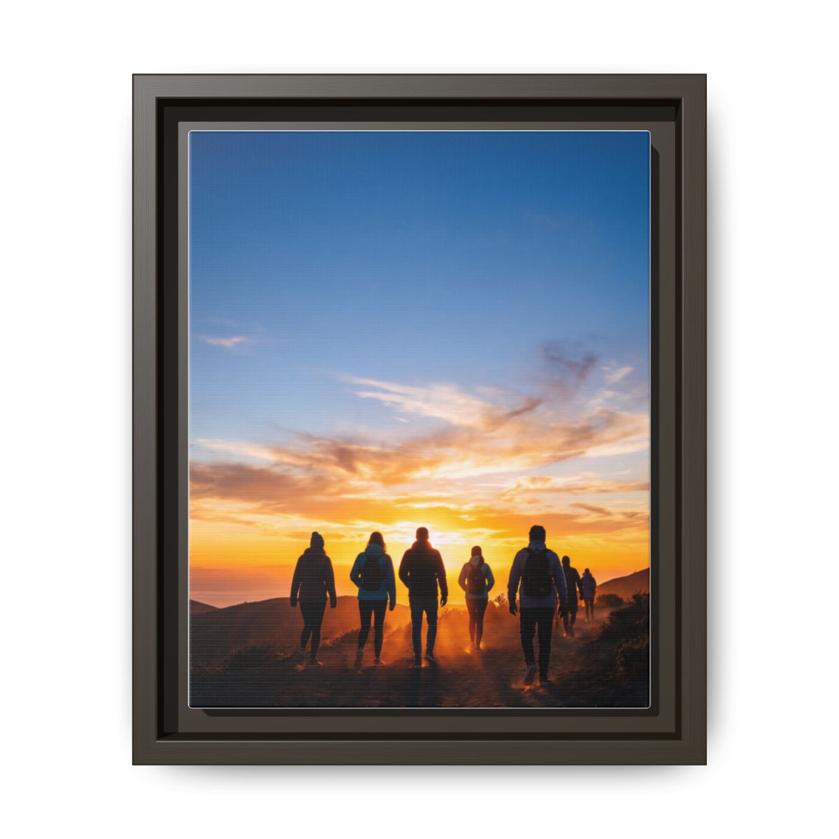 Matte Canvas, Framed - Epic Dawn Trek