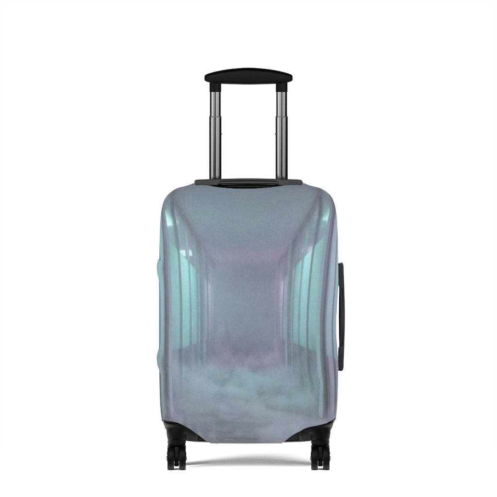 Luggage Cover - Liminal Corridor Fog Art Print | Echovira...