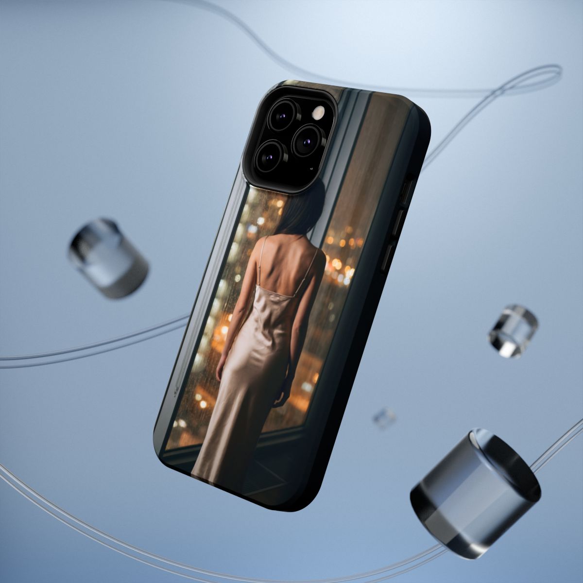 Impact-Resistant Cases - Tough Phone Case - Rainy Windows...— sizes part 1/2