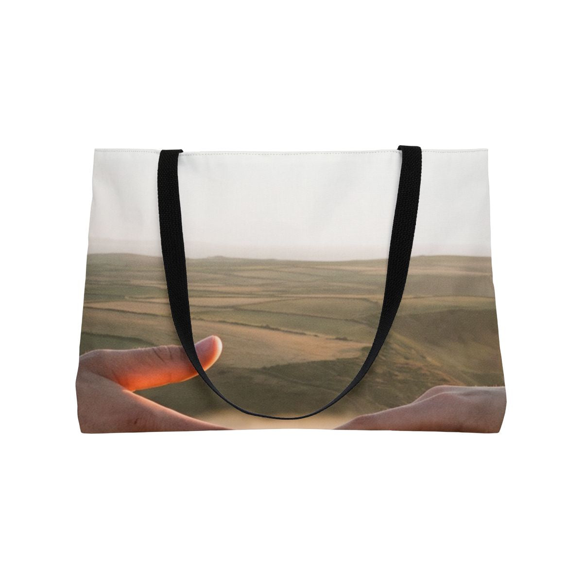 Weekender Tote Bag - The Infinite Touch | Ethereal Coastal...