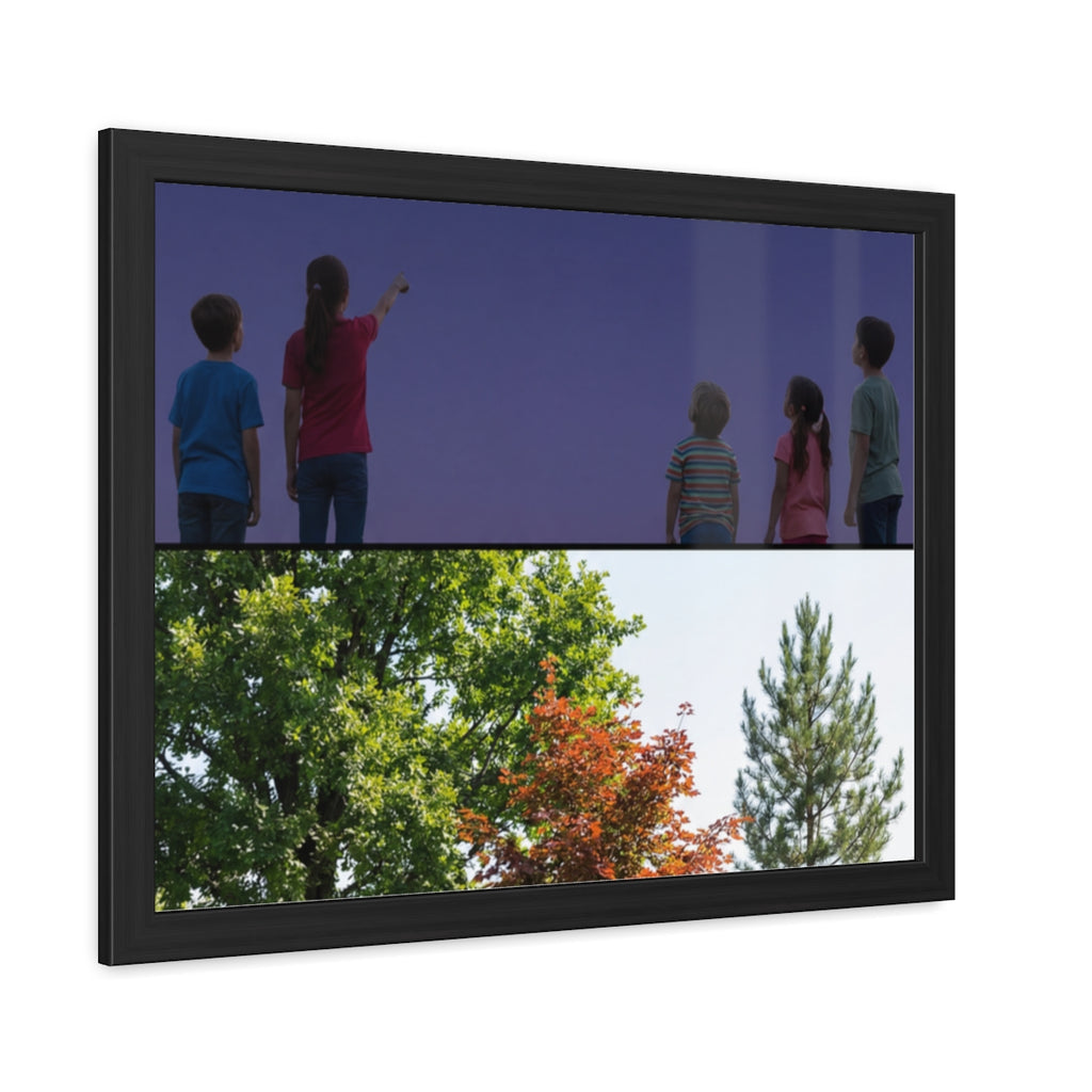 Framed Poster - Little Explorer — Landscape