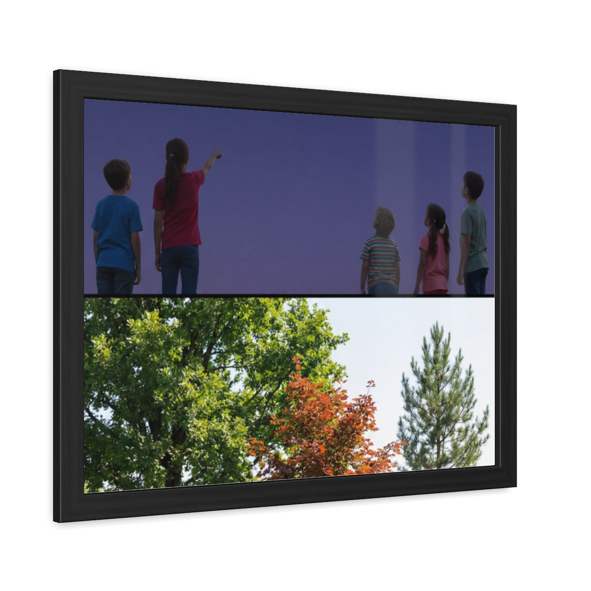 Framed Poster - Little Explorer — Landscape