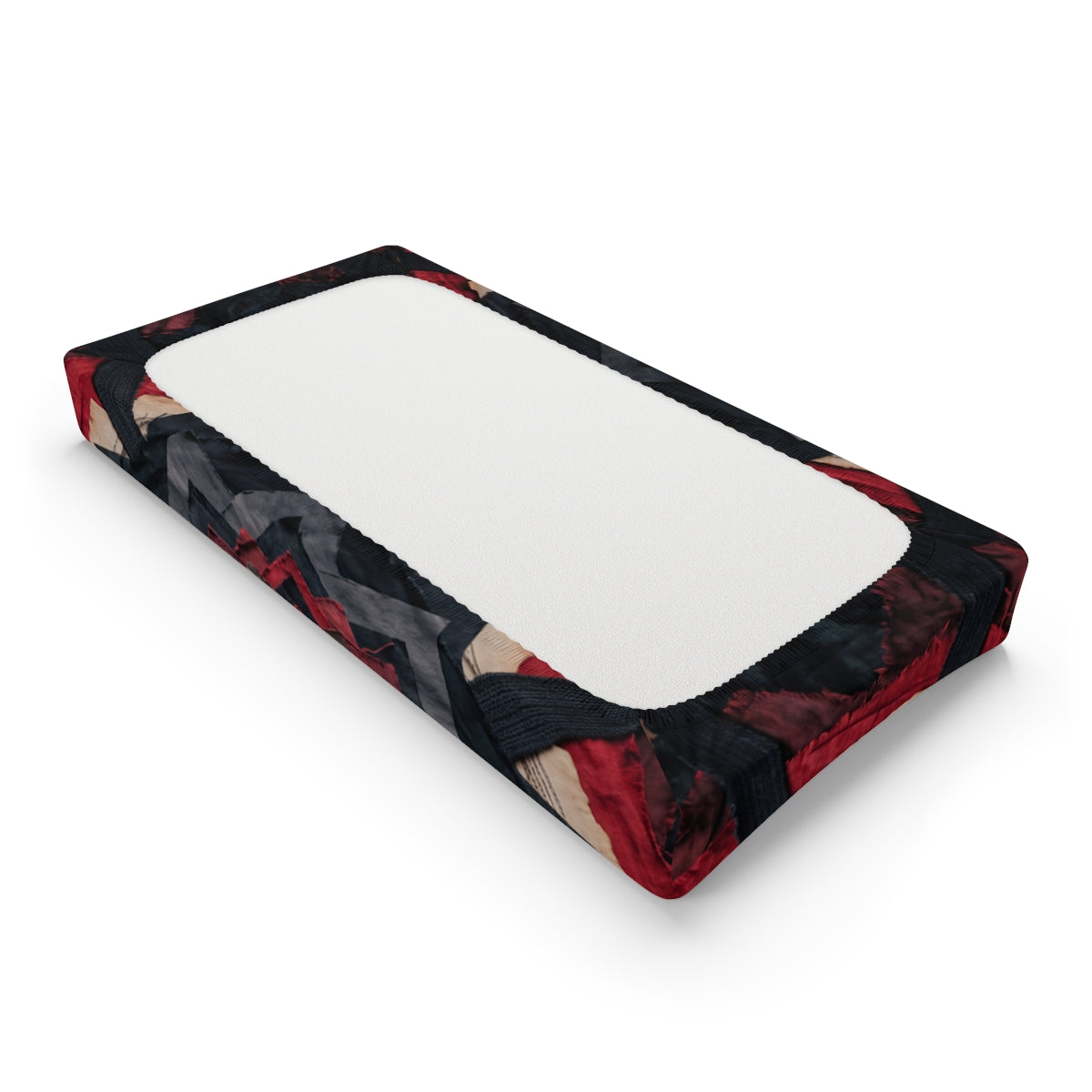 Crimson Mandala Baby Changing Pad Cover