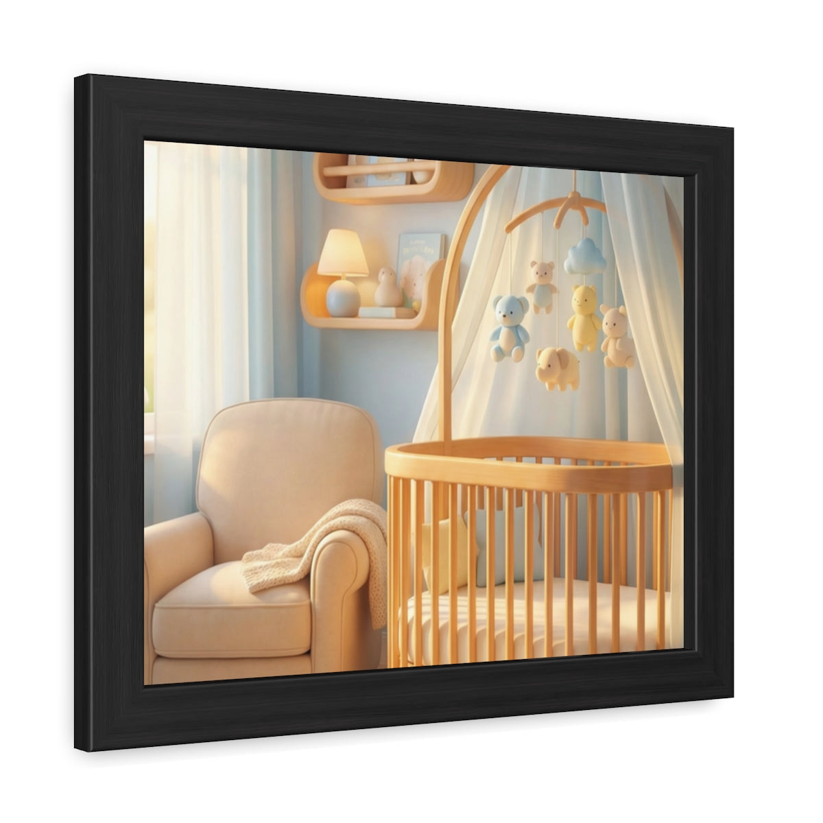 Serene Nursery Framed Posters - Room Decor — Landscape