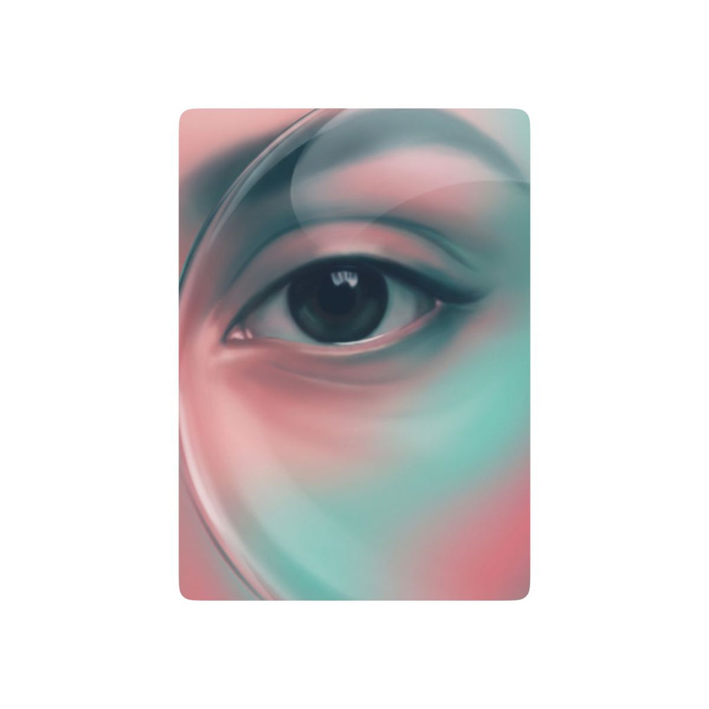 Poker Playing Cards - Magnified Vision Surrealist Portrait...