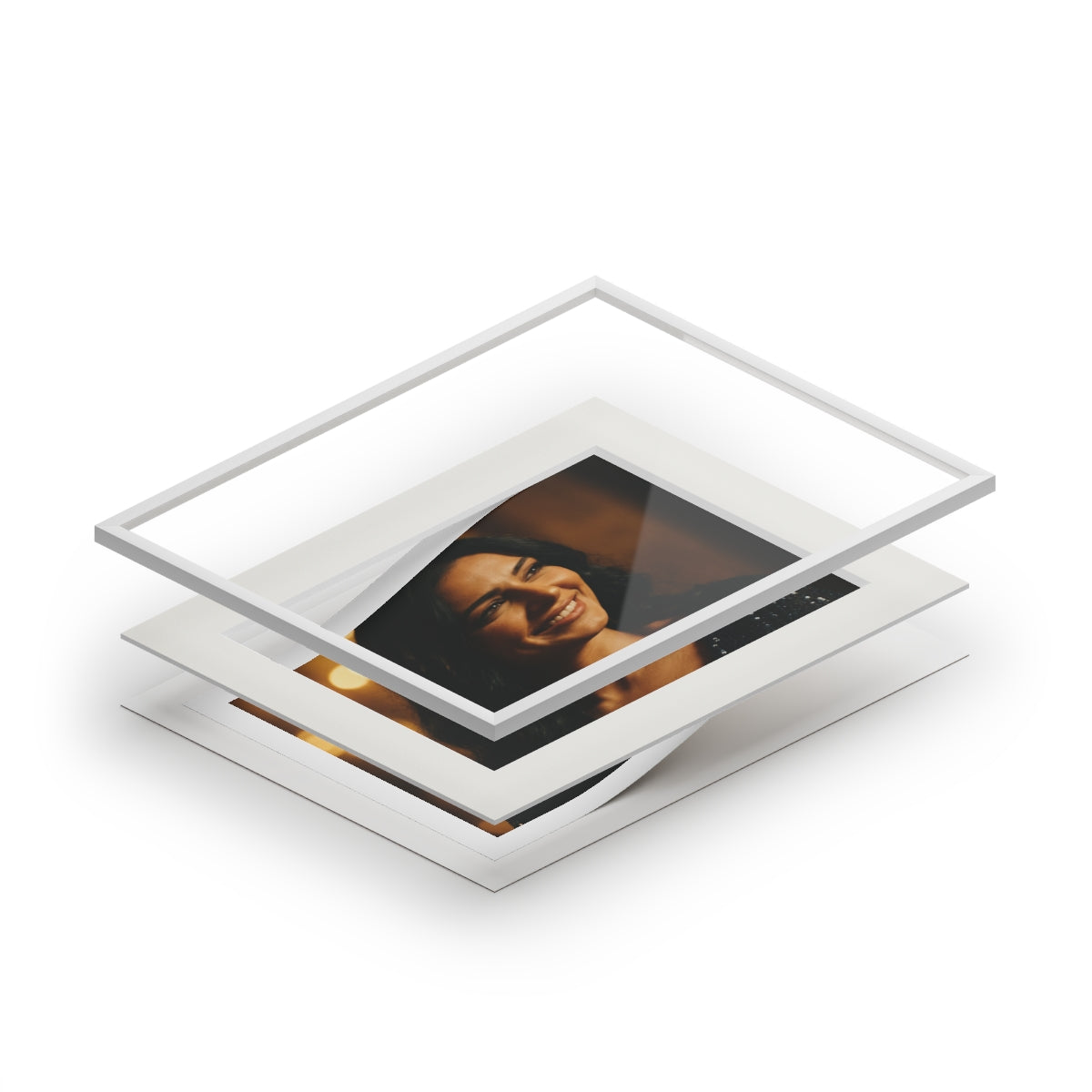 Framed Fine Art Print - Golden Glow — Landscape