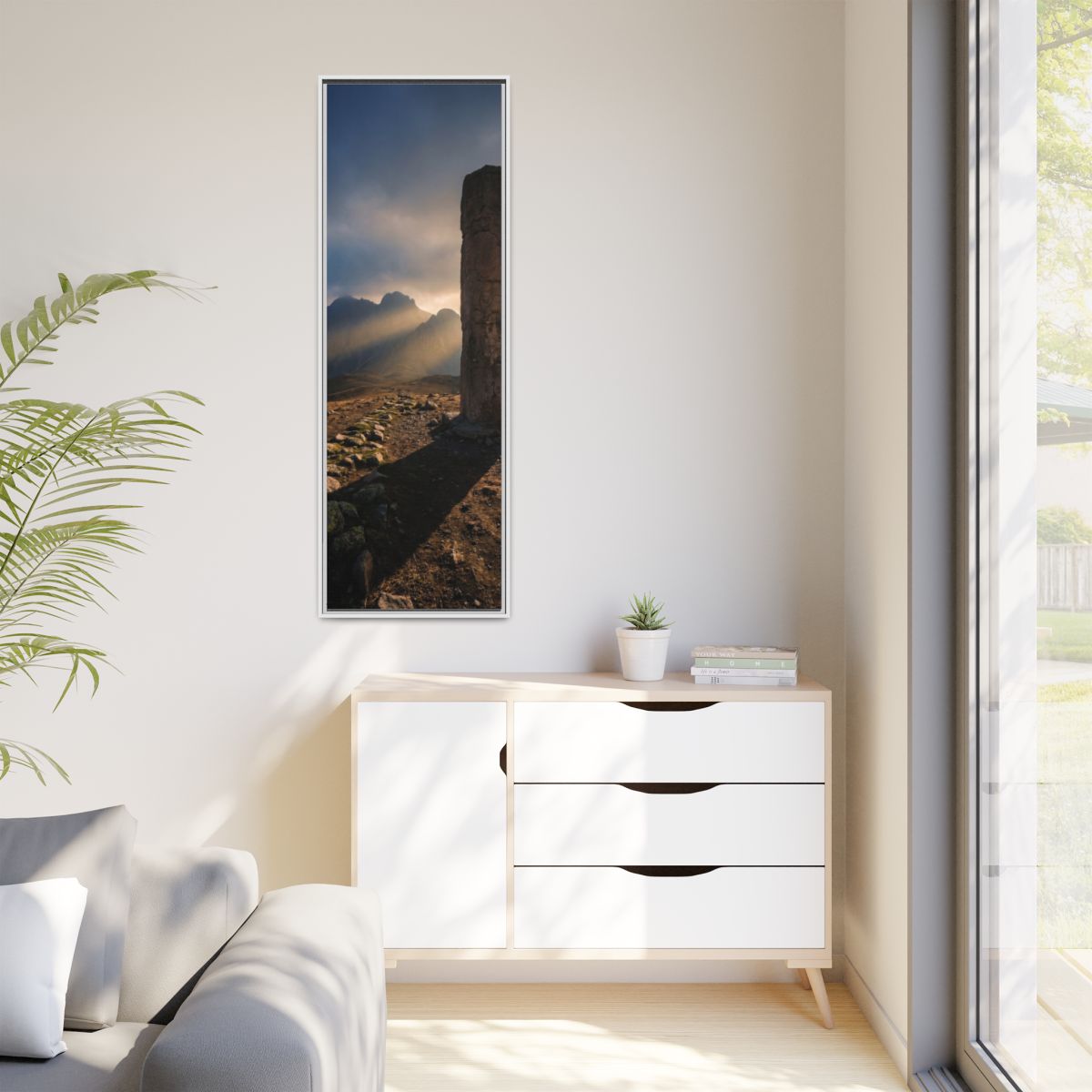 Matte Canvas, Framed - Mystic Monolith Ancient Persian... |...