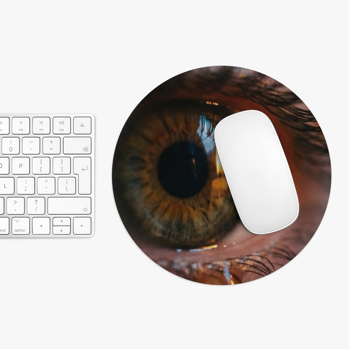 Mouse Pad - Amber Iris Reflection Fine Art Print | Echovira...