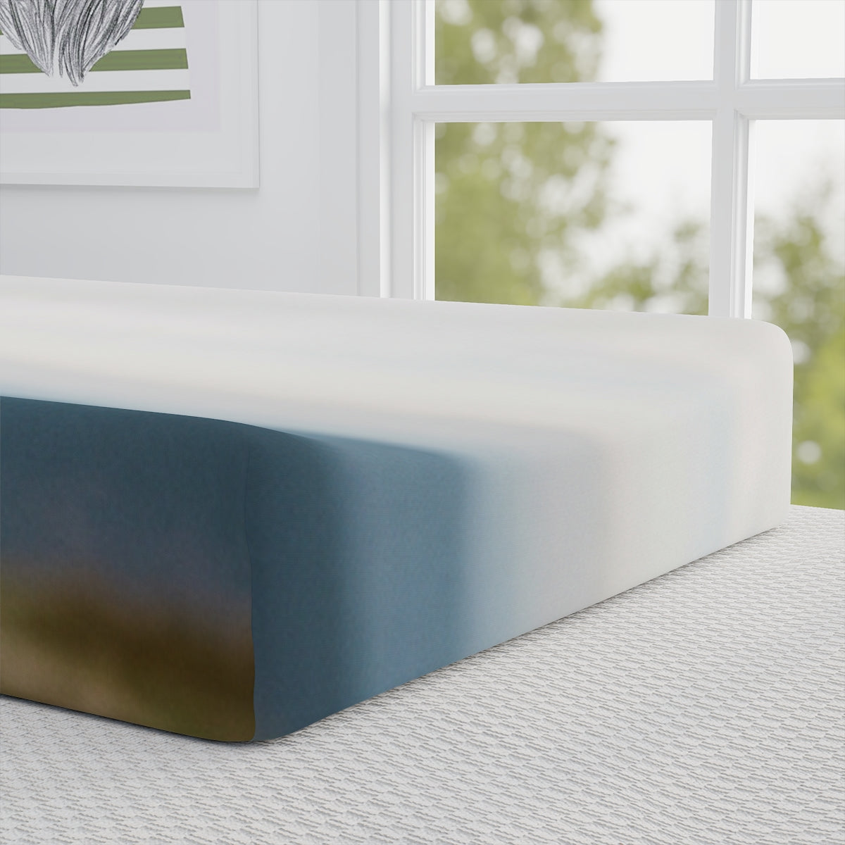 Bronze Solitude Art Baby Changing Pad Cover