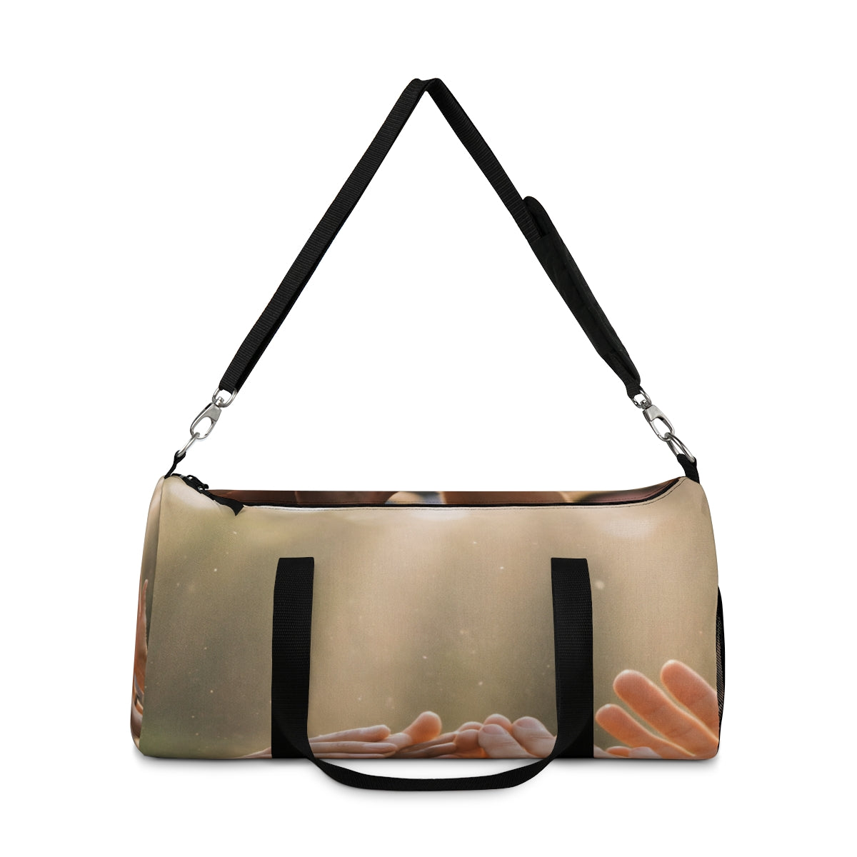 Duffel Bag - Golden Rays of Unity Wall Art | Echovira...