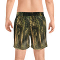 Men's Swim Shorts - Overgrown Temple | Echovira Gallery