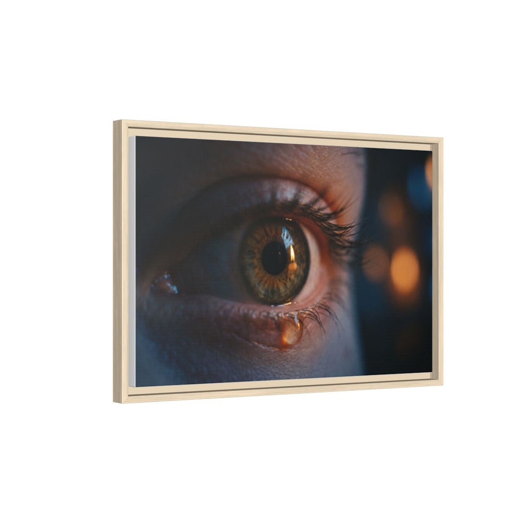 Framed Matte Canvas - Mystic Eye — Natural / 1.25"
