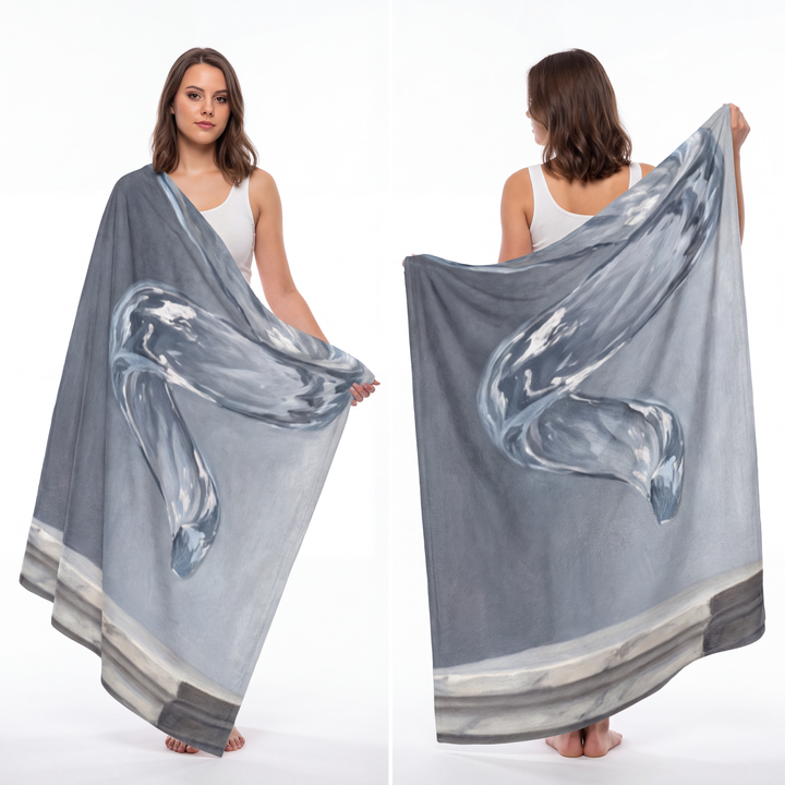 Velveteen Blanket - Liquid Ascent Surrealism