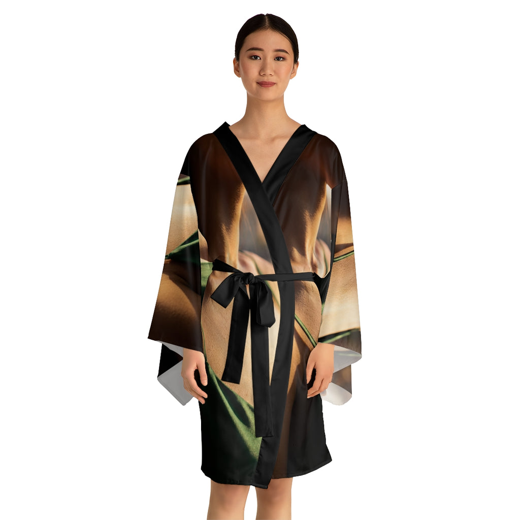 Kimono Robe - Cinematic Emerald Rest