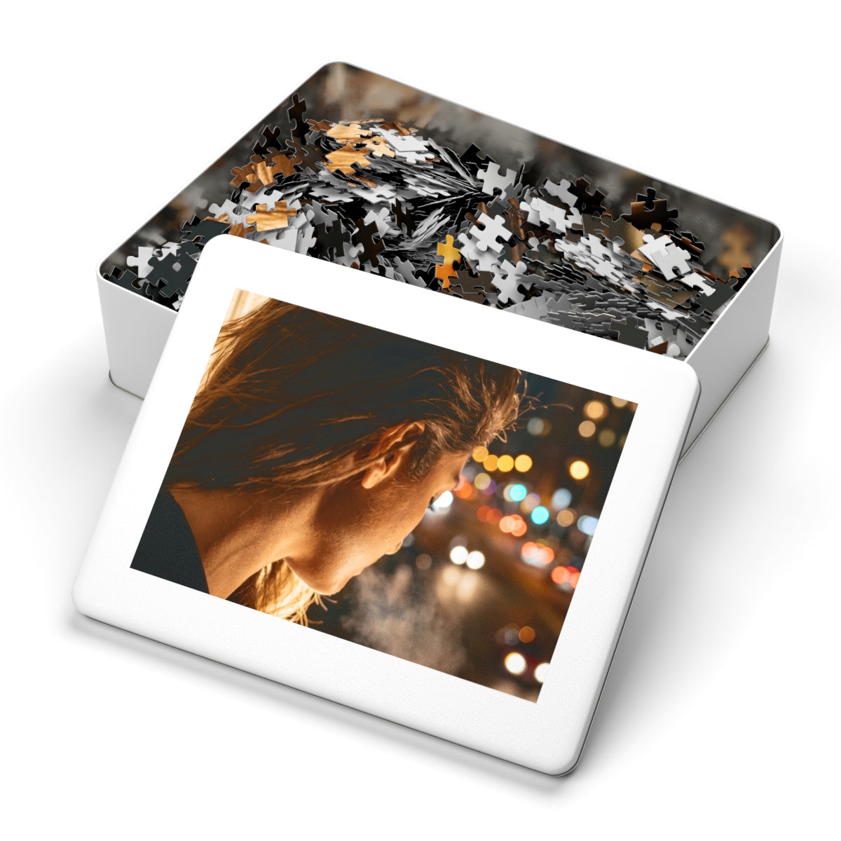 Jigsaw Puzzle with Tin - City Reverie (30, 110, 252, 500......