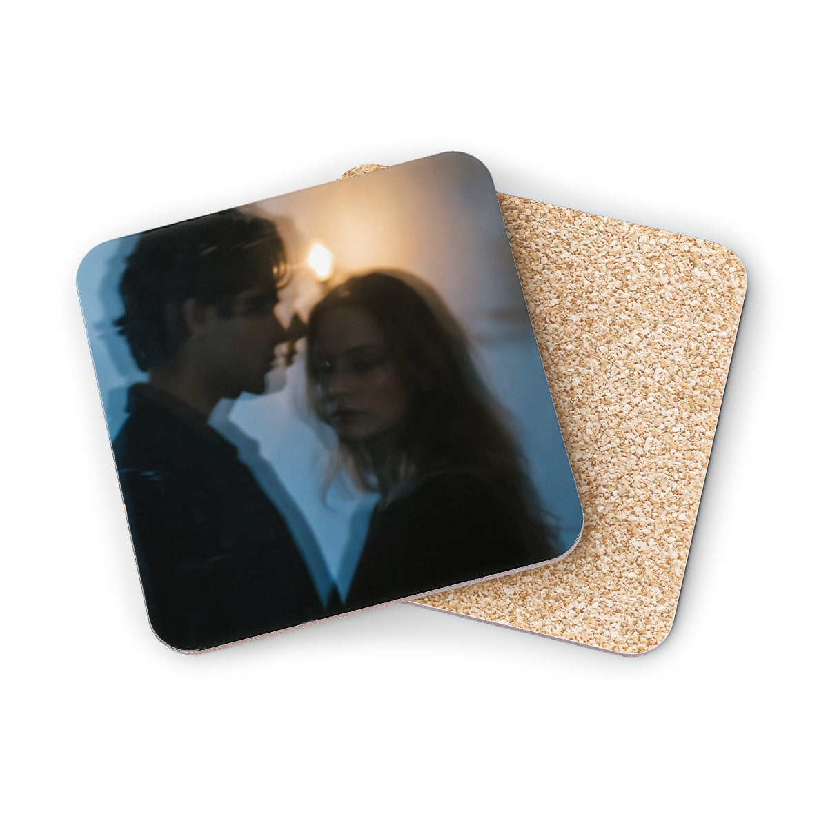 Midnight Candlelight Coasters - Moody Table Decor (1 & 4......
