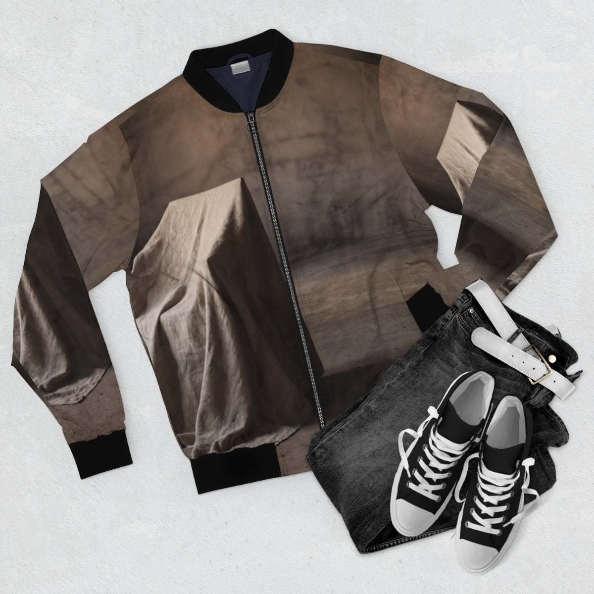 Men's Bomber Jacket - Wabi-Sabi Mood