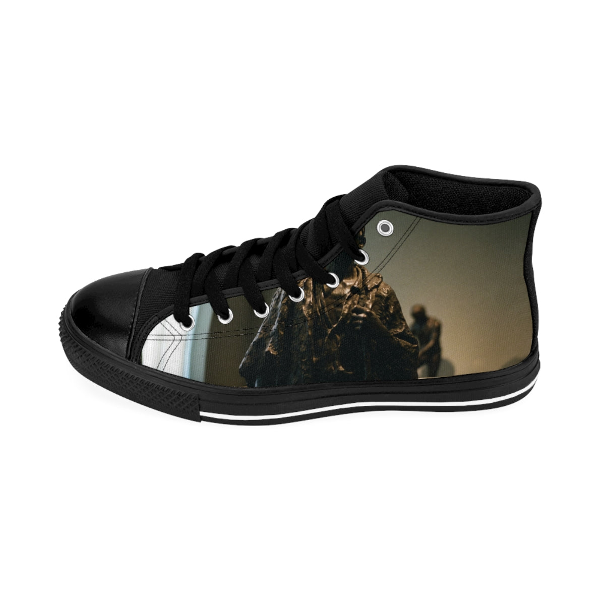 Women's Classic Sneakers - Bronze Solitude Art | Echovira...
