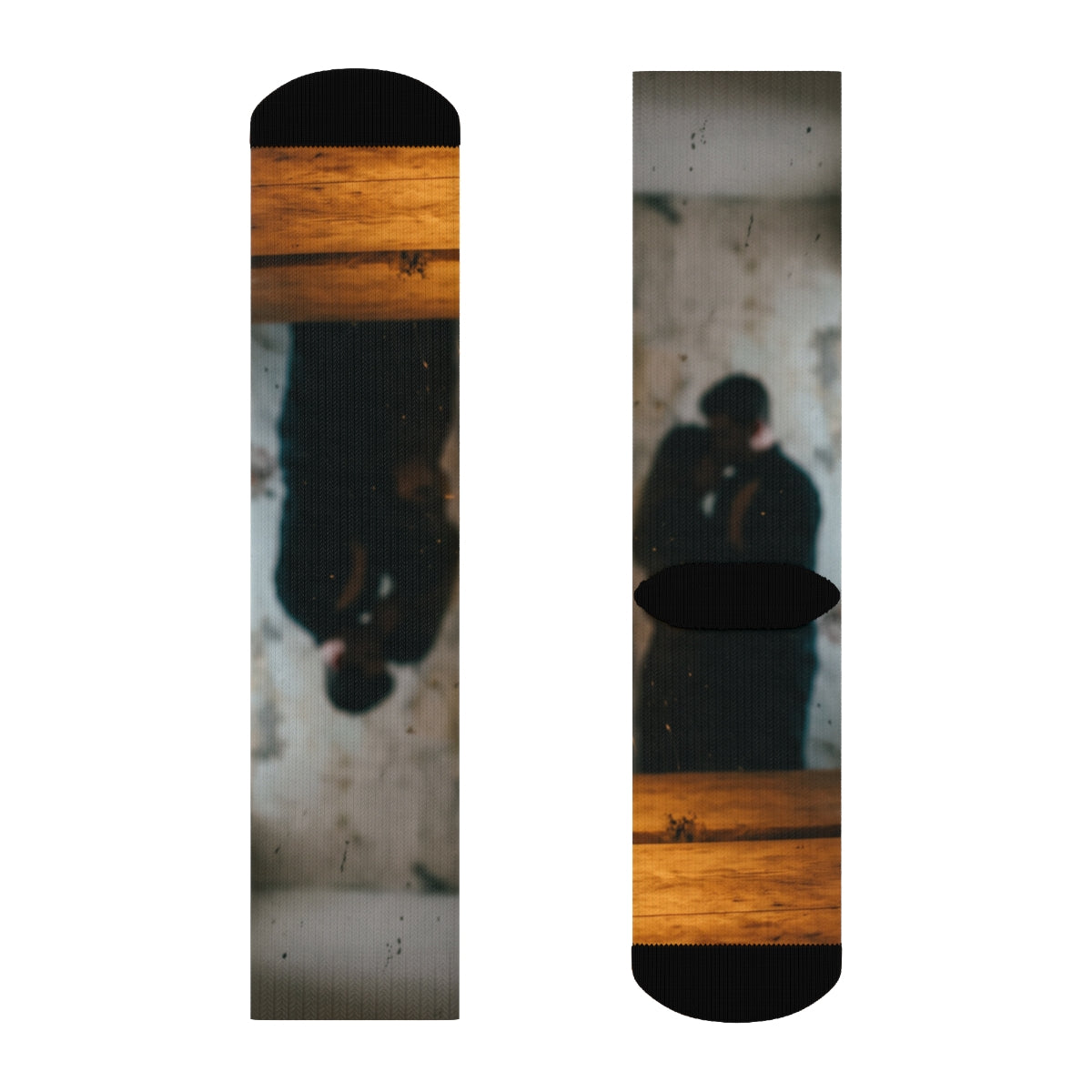 Crew Socks - Shadowed Whispers Cozy Comfort | Echovira...