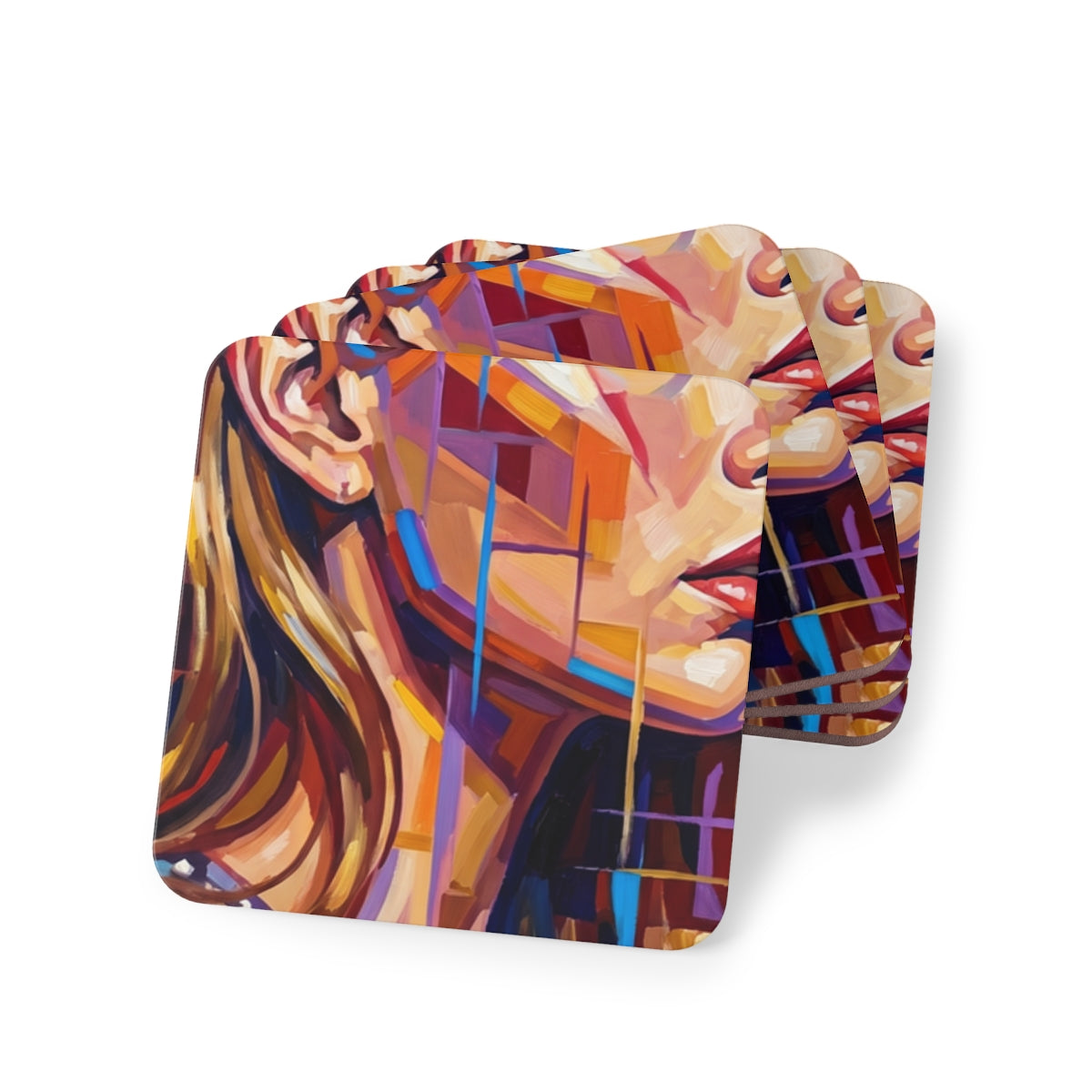 Coasters - Shattered Elegance (1 & 4 pcs) | Echovira Gallery