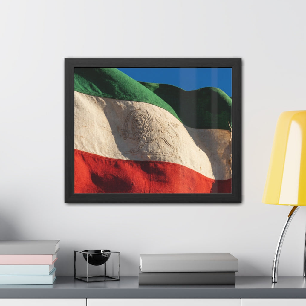 Framed Wall Art - Heritage Flag — Landscape