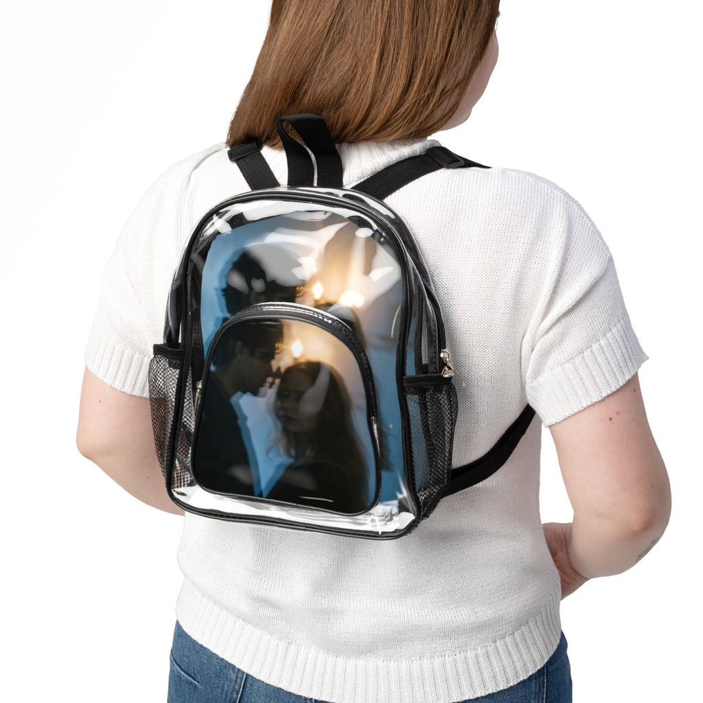 Midnight Shadow Stadium Backpack - Aesthetic Clear Pack |...